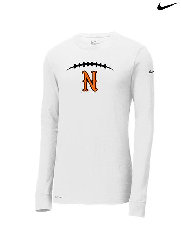 Northrop HS Football N Football Logo - Mens Nike Longsleeve