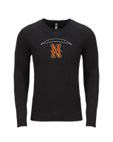 Northrop HS Football N Football Logo - Tri-Blend Long Sleeve