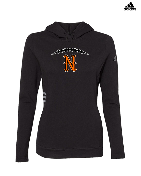 Northrop HS Football N Football Logo - Womens Adidas Hoodie