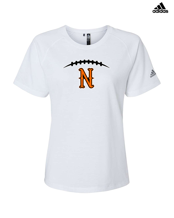 Northrop HS Football N Football Logo - Womens Adidas Performance Shirt