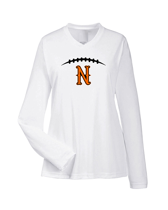 Northrop HS Football N Football Logo - Womens Performance Longsleeve