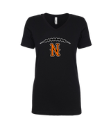 Northrop HS Football N Football Logo - Womens V-Neck