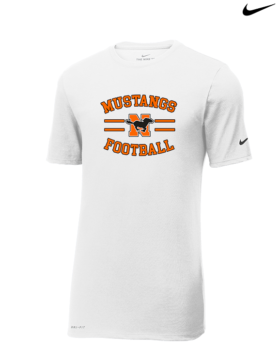 Northville HS Football Curve - Mens Nike Cotton Poly Tee