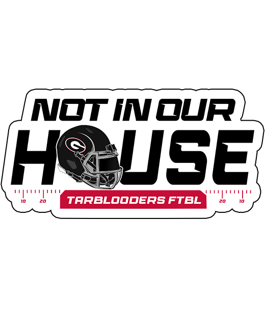 Glenville Not In Our House - 3M Gloss Die Cut Sticker