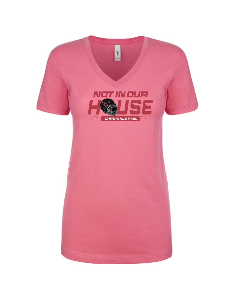 Plainfield Not In Our House Cardinals - Womens V-Neck