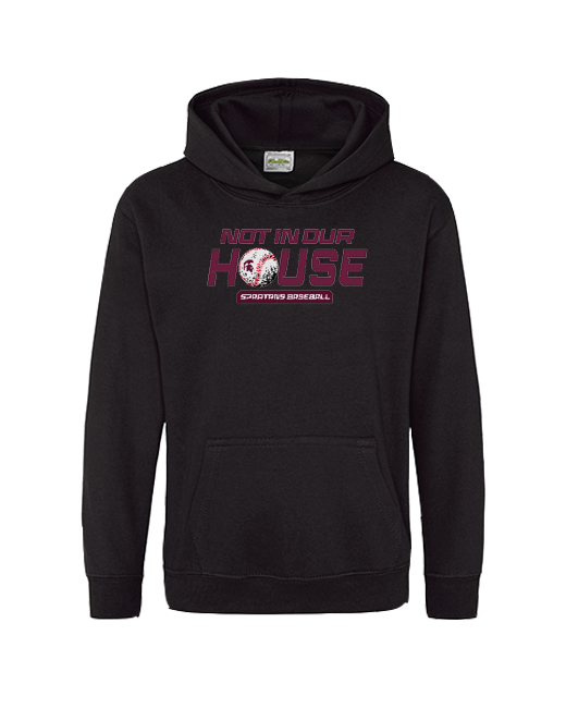 Burnt Hills Not in our House - Cotton Hoodie