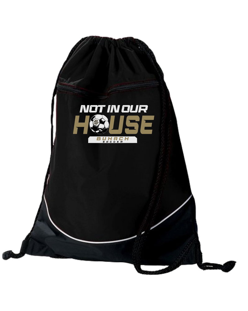 Buhach Soccer Not in our house - Drawstring Bag