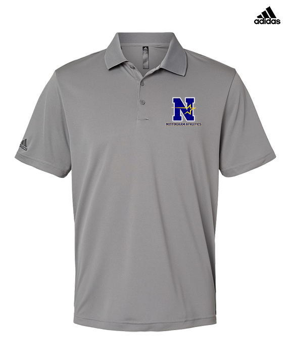 Nottingham School Store Custom Nottingham Athletics - Mens Adidas Polo