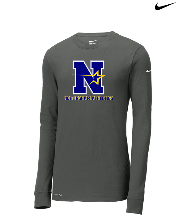 Nottingham School Store Custom Nottingham Athletics - Mens Nike Longsleeve
