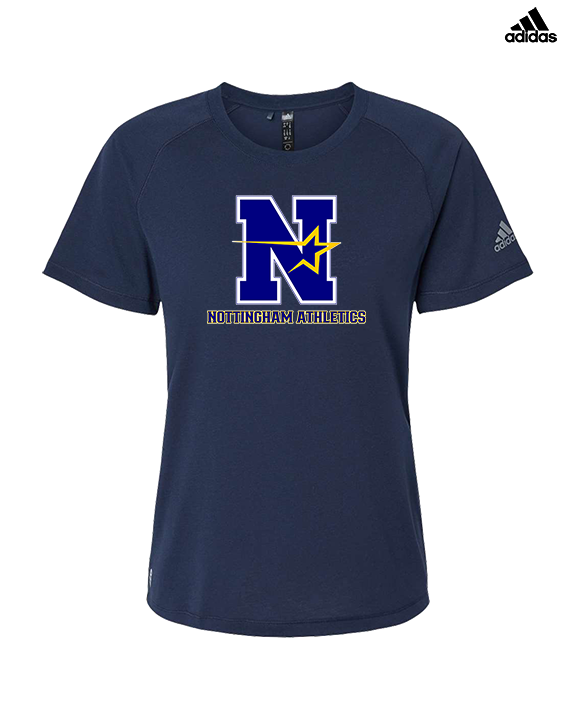Nottingham School Store Custom Nottingham Athletics - Womens Adidas Performance Shirt