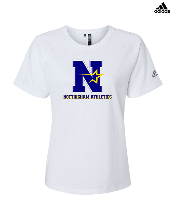 Nottingham School Store Custom Nottingham Athletics - Womens Adidas Performance Shirt
