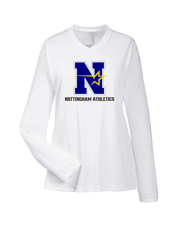 Nottingham School Store Custom Nottingham Athletics - Womens Performance Longsleeve