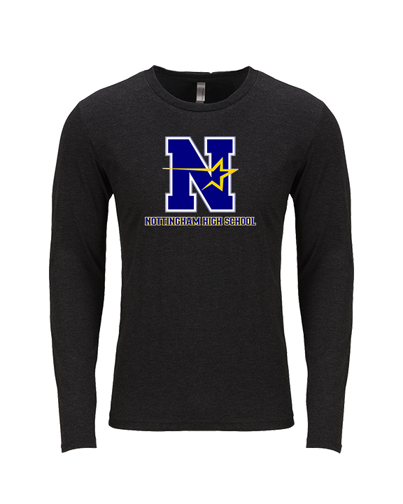 Nottingham School Store Custom Nottingham High School - Tri-Blend Long Sleeve