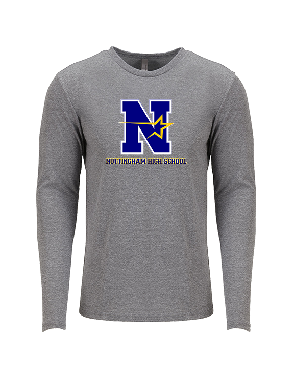 Nottingham School Store Custom Nottingham High School - Tri-Blend Long Sleeve