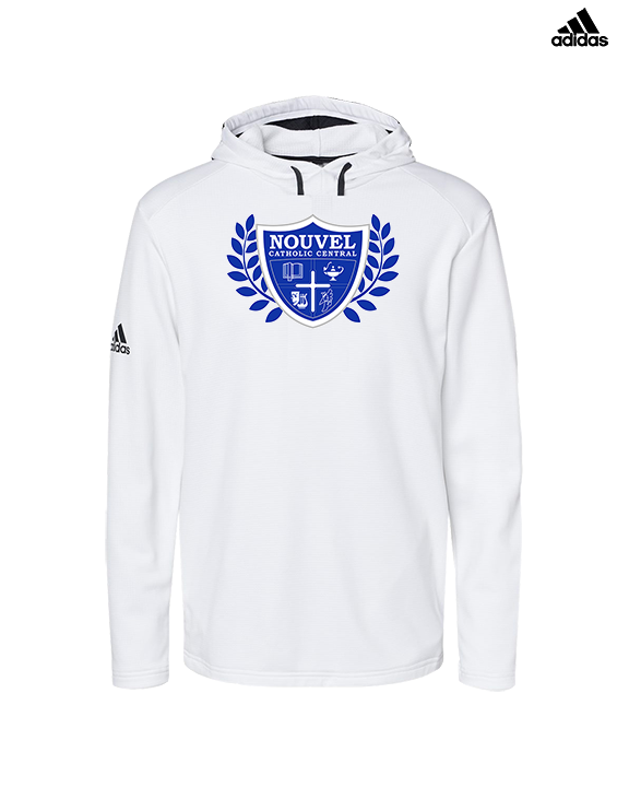 Nouvel Catholic Central Boys Basketball Custom Shield - Mens Adidas Hoodie