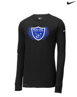 Nouvel Catholic Central Boys Basketball Custom Shield - Mens Nike Longsleeve