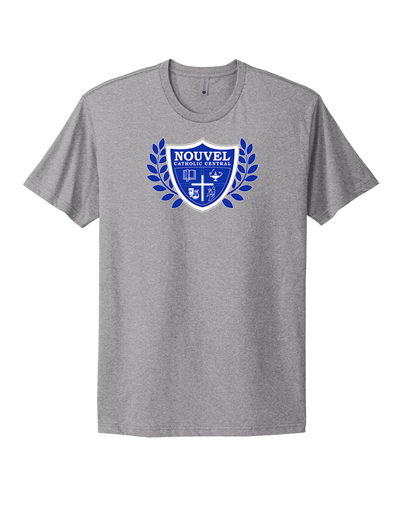 Nouvel Catholic Central Boys Basketball Custom Shield - Mens Select Cotton T-Shirt