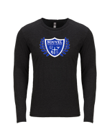Nouvel Catholic Central Boys Basketball Custom Shield - Tri-Blend Long Sleeve