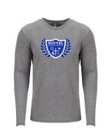 Nouvel Catholic Central Boys Basketball Custom Shield - Tri-Blend Long Sleeve