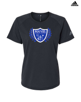 Nouvel Catholic Central Boys Basketball Custom Shield - Womens Adidas Performance Shirt
