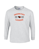 OSU Lacrosse Curve - Cotton Longsleeve