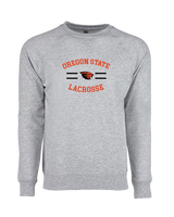 OSU Lacrosse Curve - Crewneck Sweatshirt