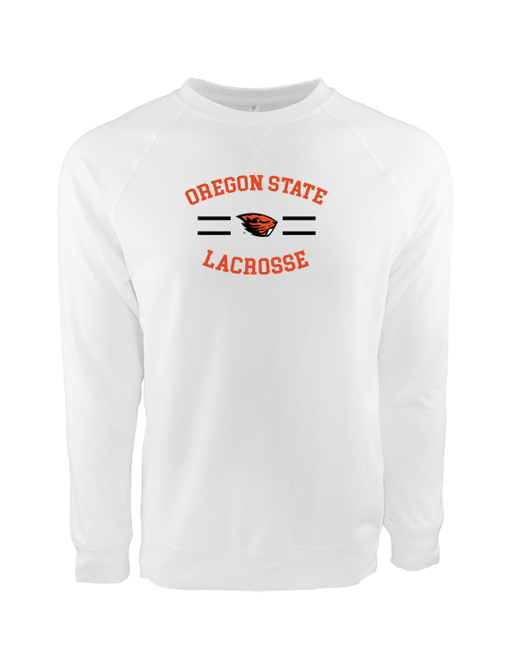 OSU Lacrosse Curve - Crewneck Sweatshirt