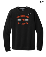 OSU Lacrosse Curve - Mens Nike Crewneck