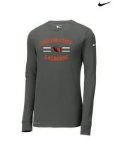 OSU Lacrosse Curve - Mens Nike Longsleeve