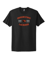 OSU Lacrosse Curve - Mens Select Cotton T-Shirt