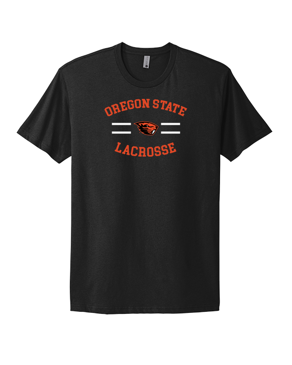 OSU Lacrosse Curve - Mens Select Cotton T-Shirt