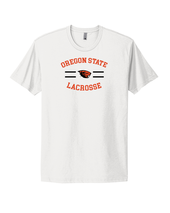 OSU Lacrosse Curve - Mens Select Cotton T-Shirt