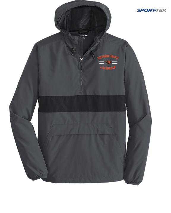 OSU Lacrosse Curve - Mens Sport Tek Jacket