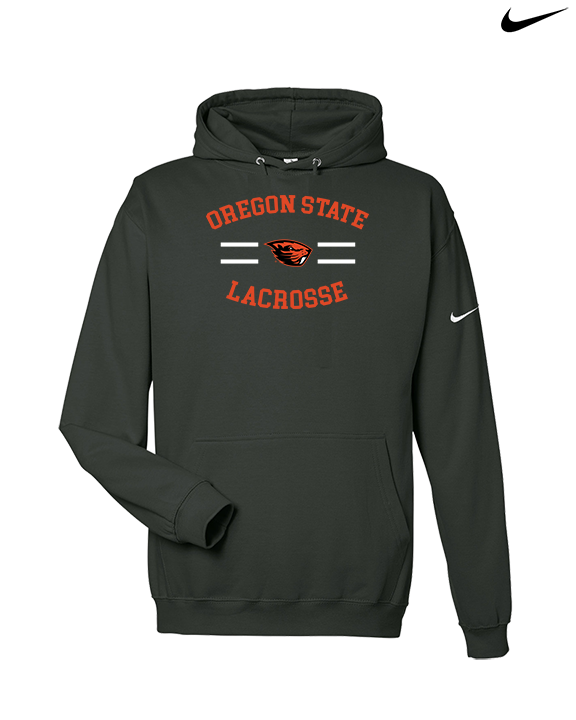 OSU Lacrosse Curve - Nike Club Fleece Hoodie