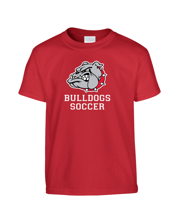 Oak Hills HS Soccer Dog Head Red - Youth T-Shirt