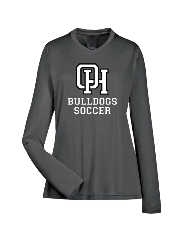 Oak Hills HS Soccer Emblem - Womens Performance Long Sleeve