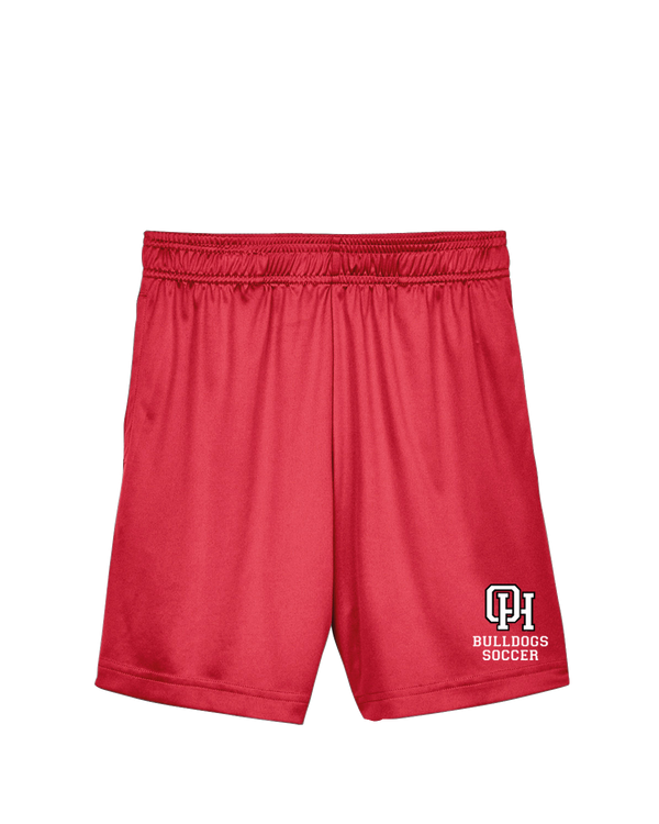 Oak Hills HS Soccer Emblem Red - Youth Short