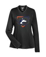 Oak Park-River Forest HS Baseball Plate - Womens Performance Longsleeve