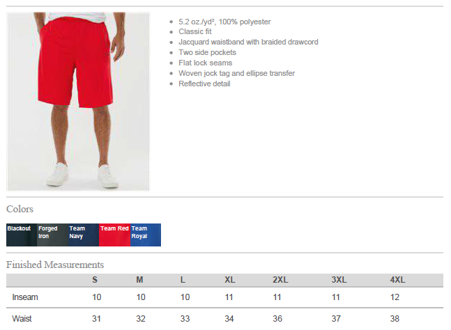 CJM HS Cheer Design - Oakley Shorts