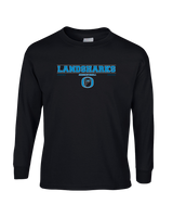 Oceanside Collegiate Academy Girls Basketball Border - Mens Cotton Long Sleeve