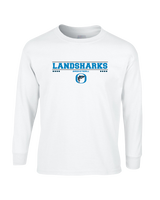 Oceanside Collegiate Academy Girls Basketball Border - Mens Cotton Long Sleeve