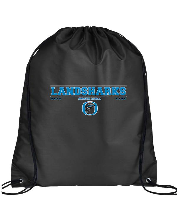 Oceanside Collegiate Academy Girls Basketball Border - Drawstring Bag