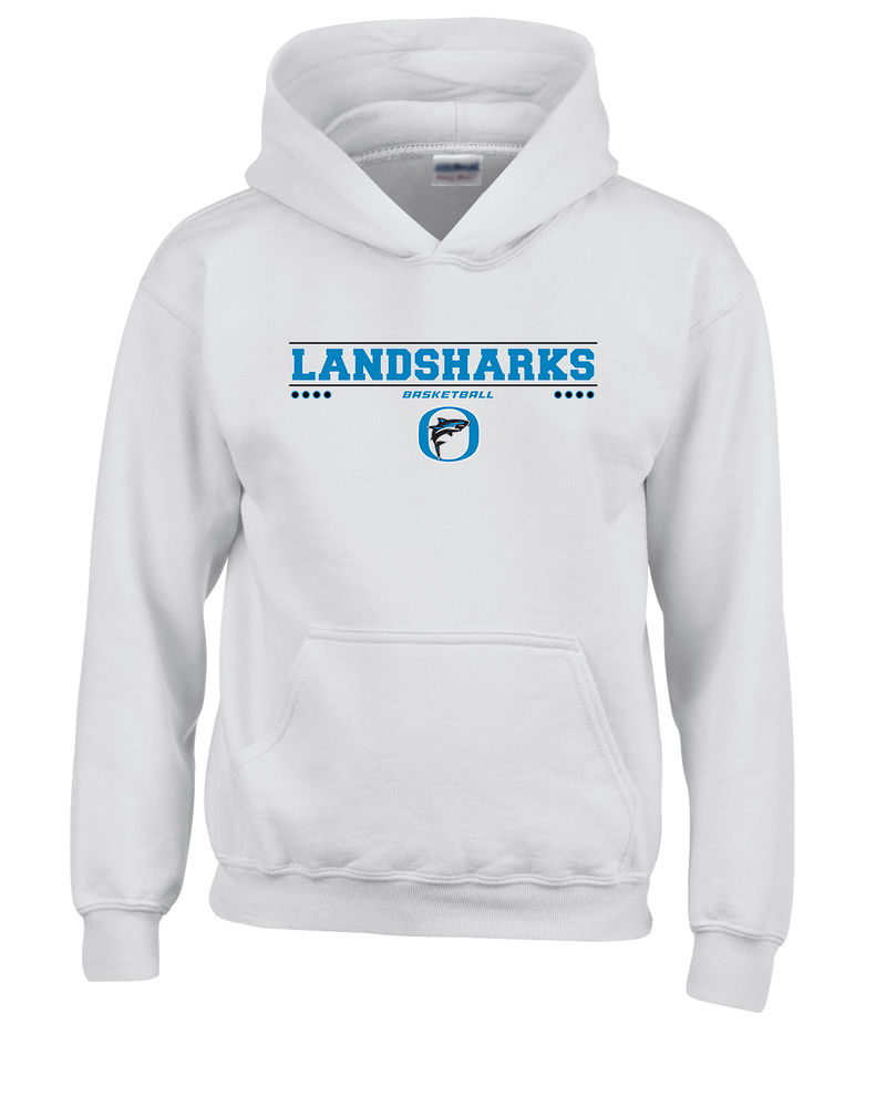 Oceanside Collegiate Academy Girls Basketball Border - Cotton Hoodie