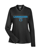 Oceanside Collegiate Academy Girls Basketball Border - Womens Performance Long Sleeve