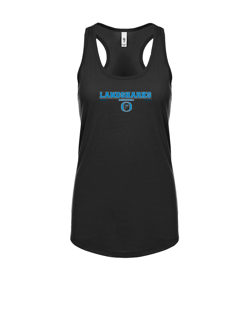 Oceanside Collegiate Academy Girls Basketball Border - Womens Tank Top