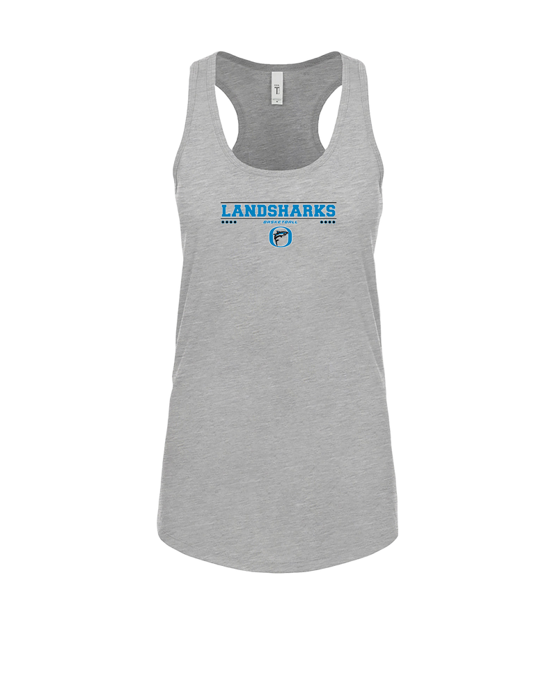 Oceanside Collegiate Academy Girls Basketball Border - Womens Tank Top