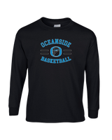 Oceanside Collegiate Academy Girls Basketball Curve - Mens Cotton Long Sleeve