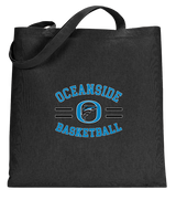 Oceanside Collegiate Academy Girls Basketball Curve - Tote Bag