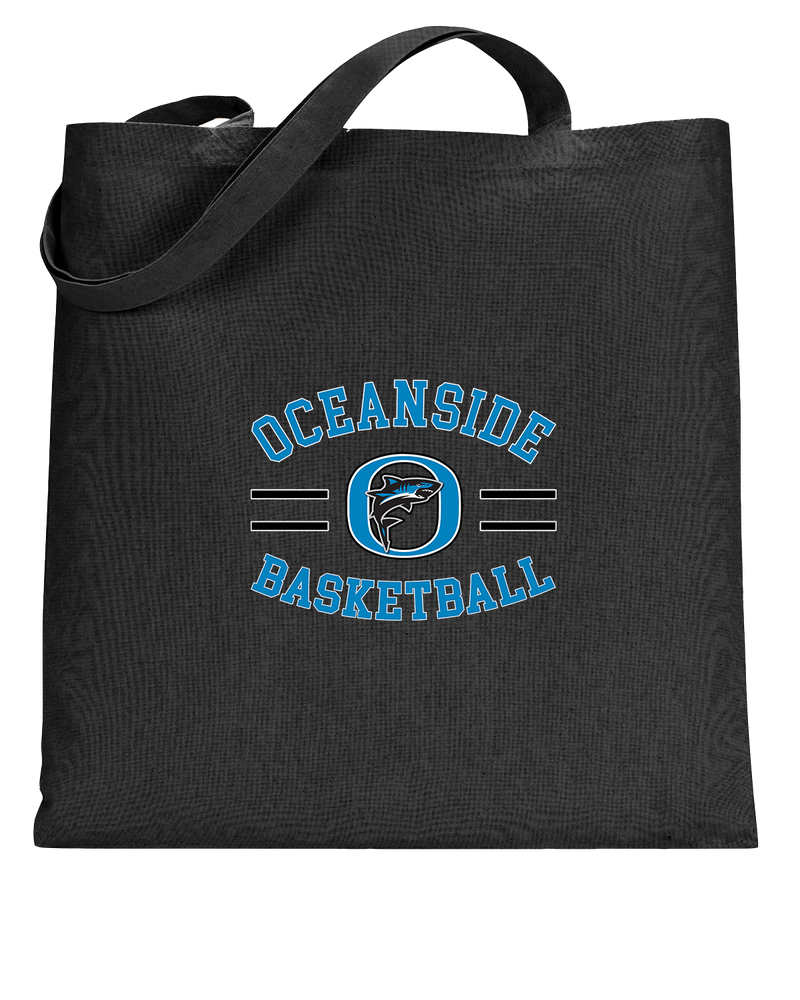 Oceanside Collegiate Academy Girls Basketball Curve - Tote Bag