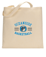 Oceanside Collegiate Academy Girls Basketball Curve - Tote Bag